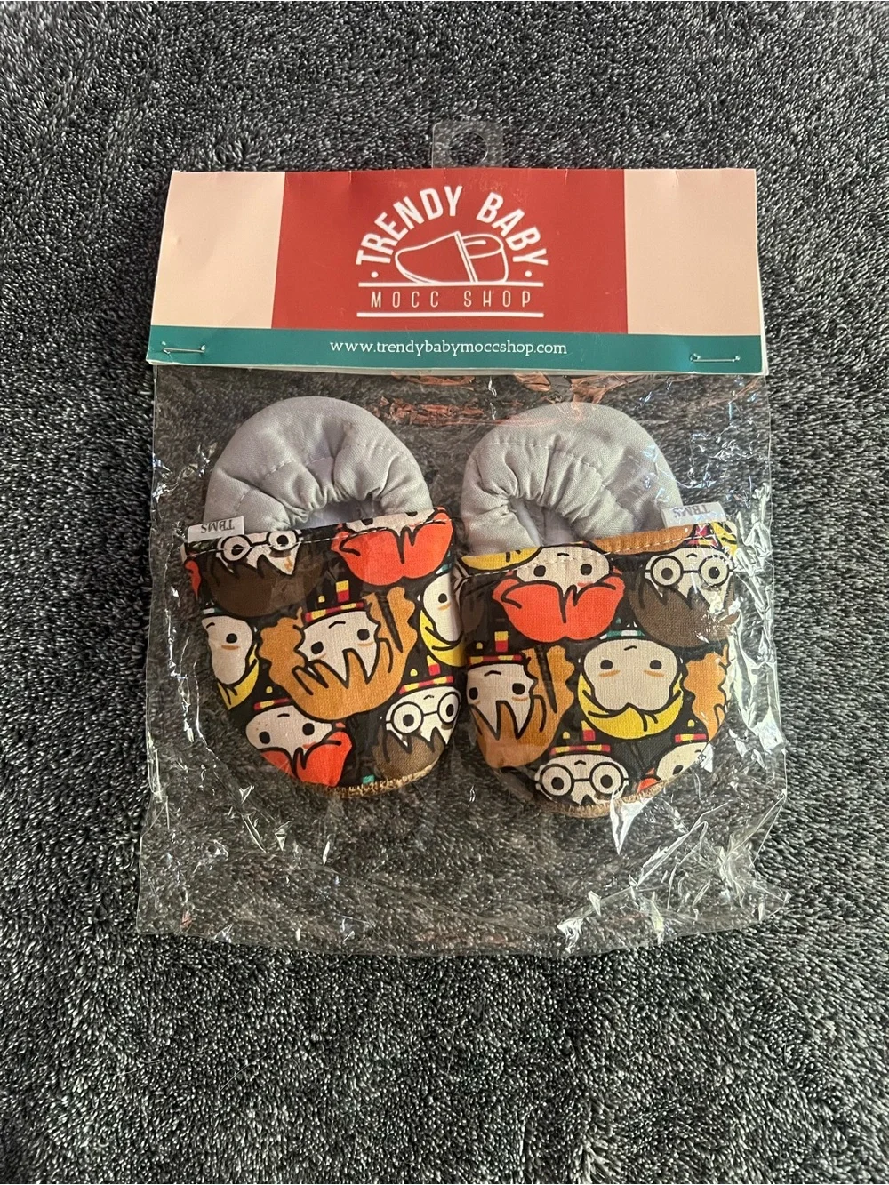 Trendy Baby Kids Brown Cartoon Face Soft Moccasins